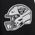 NFL LAS VEGAS RAIDERS CITY RANSOM MEN'S RIB FLEECE PULLOVER HOODIE (BLACK/GRAY)