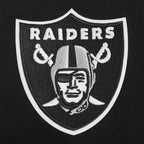 NFL LAS VEGAS RAIDERS CITY RANSOM MEN'S RIB FLEECE PULLOVER HOODIE (BLACK/GRAY)