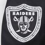 NFL LAS VEGAS RAIDERS DIY PICK STITCH MEN'S DOUBLE KNIT PULLOVER HOODIE (BLACK)