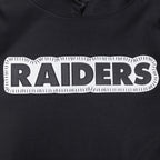 NFL LAS VEGAS RAIDERS DIY PICK STITCH MEN'S DOUBLE KNIT PULLOVER HOODIE (BLACK)