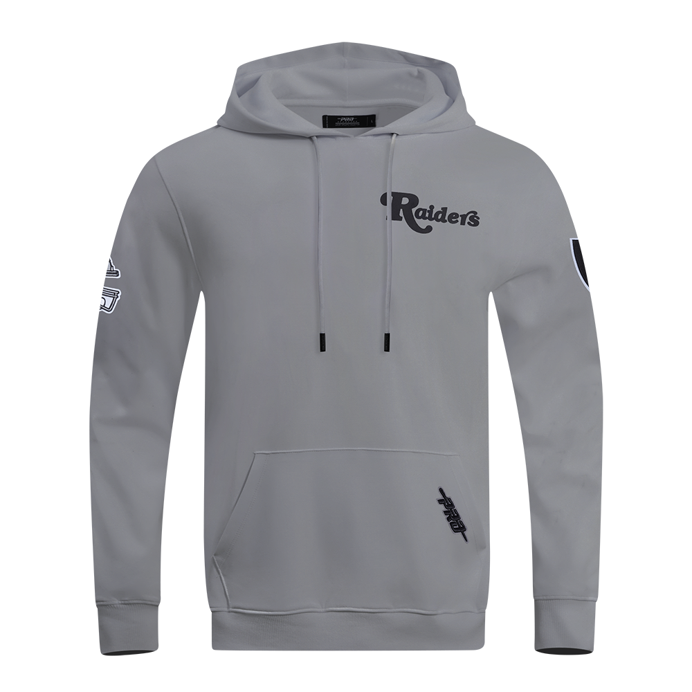 NFL LAS VEGAS RAIDERS SOUVENIR CHANDAIL À CAPUCHON EN MOLLETON POUR HOMME (GRIS)