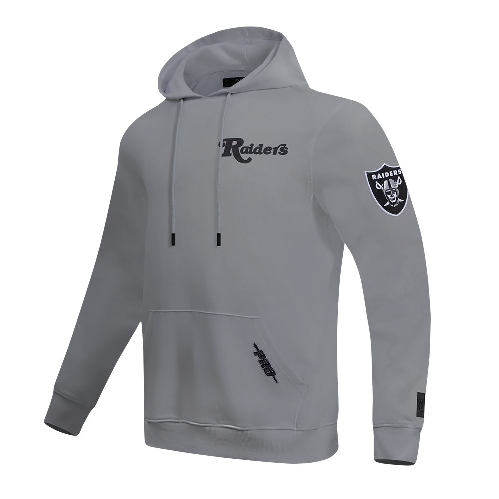 NFL LAS VEGAS RAIDERS SOUVENIR CHANDAIL À CAPUCHON EN MOLLETON POUR HOMME (GRIS)