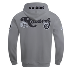 NFL LAS VEGAS RAIDERS SOUVENIR CHANDAIL À CAPUCHON EN MOLLETON POUR HOMME (GRIS)