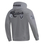NFL LAS VEGAS RAIDERS SOUVENIR CHANDAIL À CAPUCHON EN MOLLETON POUR HOMME (GRIS)