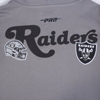 NFL LAS VEGAS RAIDERS SOUVENIR CHANDAIL À CAPUCHON EN MOLLETON POUR HOMME (GRIS)