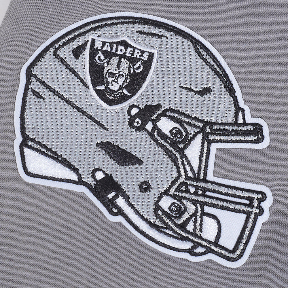 NFL LAS VEGAS RAIDERS SOUVENIR CHANDAIL À CAPUCHON EN MOLLETON POUR HOMME (GRIS)