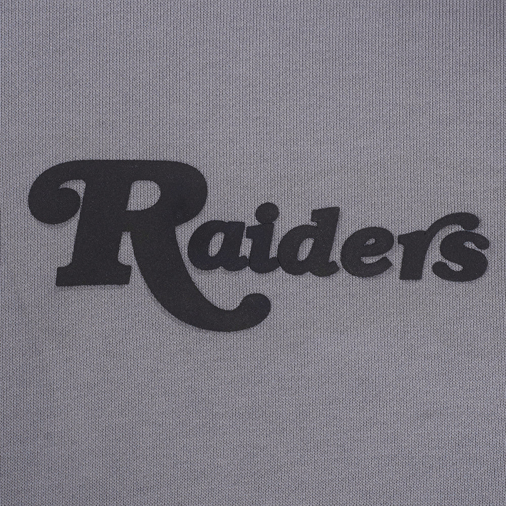 NFL LAS VEGAS RAIDERS SOUVENIR CHANDAIL À CAPUCHON EN MOLLETON POUR HOMME (GRIS)