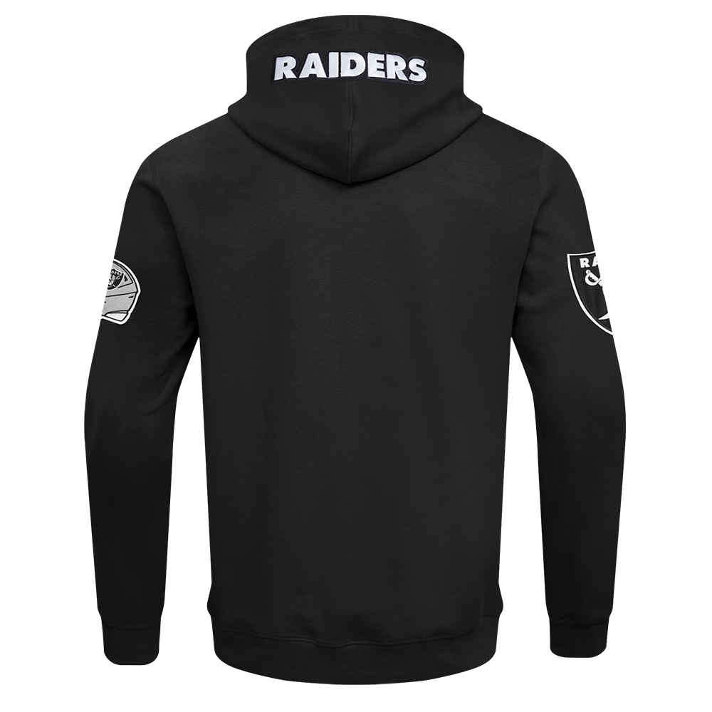 NFL LAS VEGAS RAIDERS CLASSIC WIND SUIT CHANDAIL À CAPUCHON TISSÉ À GLISSIÈRE POUR HOMME (NOIR)