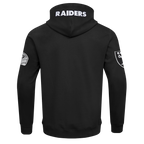 NFL LAS VEGAS RAIDERS CLASSIC WIND SUIT CHANDAIL À CAPUCHON TISSÉ À GLISSIÈRE POUR HOMME (NOIR)