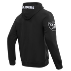 NFL LAS VEGAS RAIDERS CLASSIC WIND SUIT CHANDAIL À CAPUCHON TISSÉ À GLISSIÈRE POUR HOMME (NOIR)