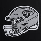 NFL LAS VEGAS RAIDERS CLASSIC WIND SUIT CHANDAIL À CAPUCHON TISSÉ À GLISSIÈRE POUR HOMME (NOIR)
