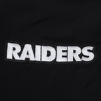 NFL LAS VEGAS RAIDERS CLASSIC WIND SUIT CHANDAIL À CAPUCHON TISSÉ À GLISSIÈRE POUR HOMME (NOIR)