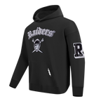 NFL LAS VEGAS RAIDERS BEST OF CHANDAIL À CAPUCHON EN MOLLETON À ÉPAULES TOMBANTES POUR HOMME (NOIR)