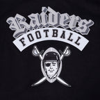 NFL LAS VEGAS RAIDERS BEST OF CHANDAIL À CAPUCHON EN MOLLETON À ÉPAULES TOMBANTES POUR HOMME (NOIR)