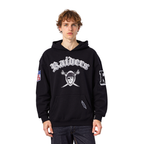 NFL LAS VEGAS RAIDERS BEST OF CHANDAIL À CAPUCHON EN MOLLETON À ÉPAULES TOMBANTES POUR HOMME (NOIR)