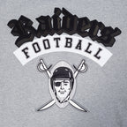 NFL LAS VEGAS RAIDERS BEST OF MEN'S DROP SHOULDER FLC PO HOODIE (DARK HEATHER GRAY)