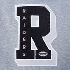 NFL LAS VEGAS RAIDERS BEST OF MEN'S DROP SHOULDER FLC PO HOODIE (DARK HEATHER GRAY)