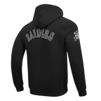NFL LAS VEGAS RAIDERS REBEL ATHLETICS CHANDAIL À CAPUCHON EN MOLLETON POUR HOMME (NOIR)