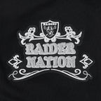 NFL LAS VEGAS RAIDERS REBEL ATHLETICS CHANDAIL À CAPUCHON EN MOLLETON POUR HOMME (NOIR)