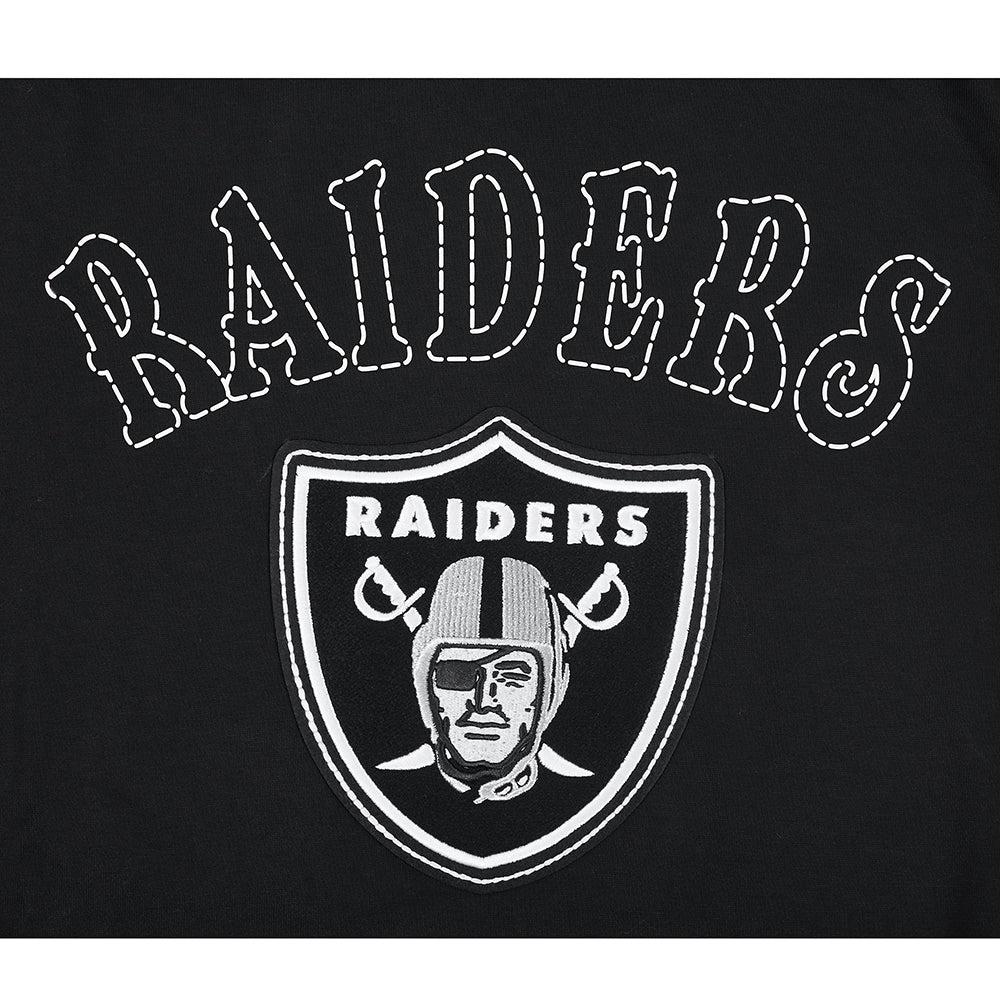 NFL LAS VEGAS RAIDERS REBEL ATHLETICS CHANDAIL À CAPUCHON EN MOLLETON POUR HOMME (NOIR)