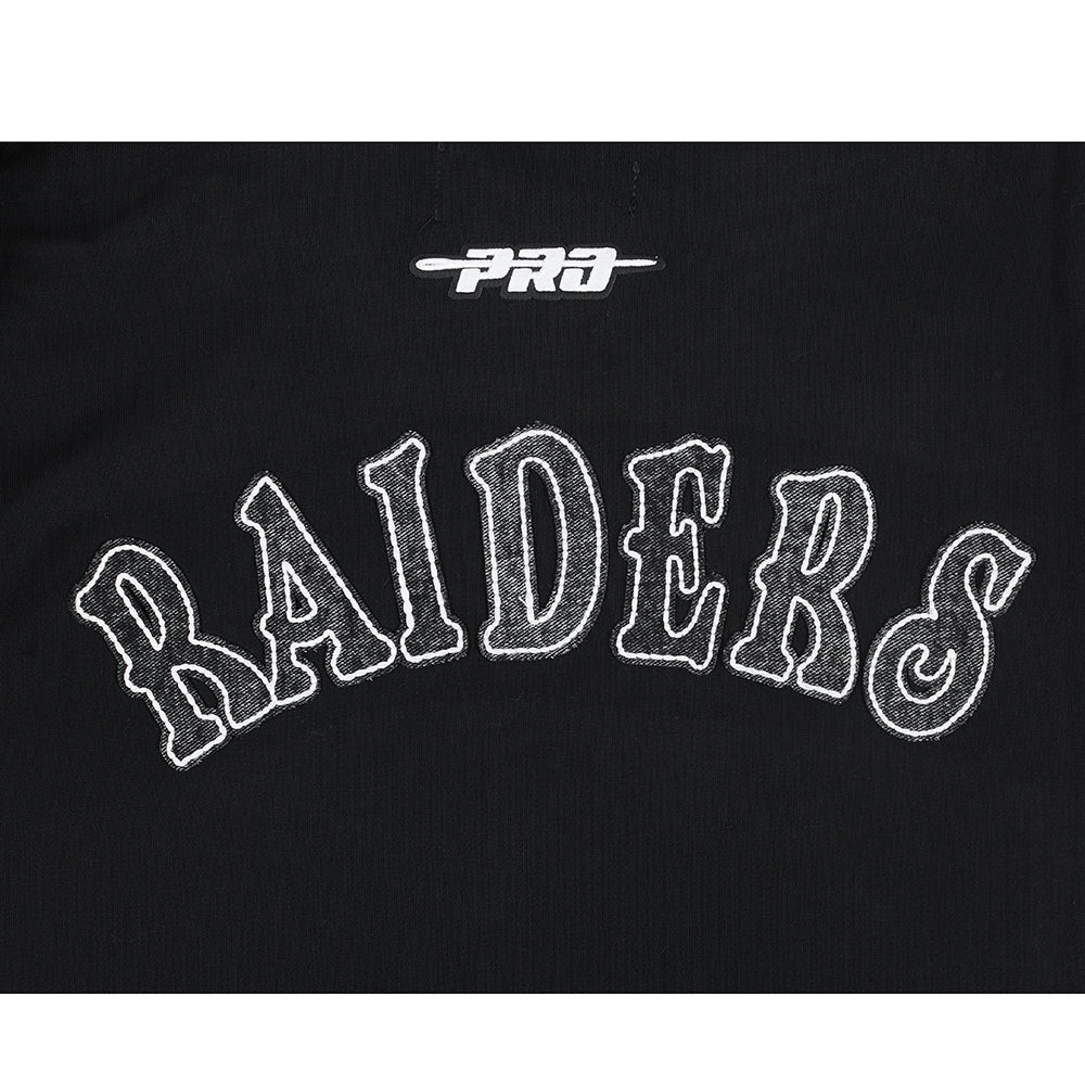 NFL LAS VEGAS RAIDERS REBEL ATHLETICS CHANDAIL À CAPUCHON EN MOLLETON POUR HOMME (NOIR)