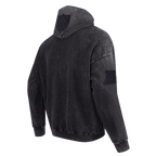 NFL LAS VEGAS RAIDERS WASHED CLASSIC CHANDAIL À CAPUCHON À ÉPAULES TOMBANTES LAVÉ À L'ENZYME POUR HOMME (NOIR DÉLAVÉ)