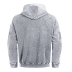 NFL LAS VEGAS RAIDERS WASHED CLASSIC MEN'S ENZYME WASH DROP SHOULDER HOODIE (WASHED GREY)