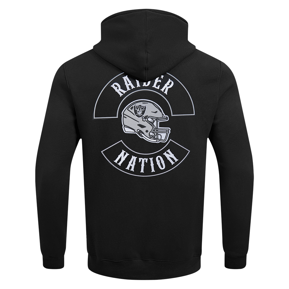 NFL LAS VEGAS RAIDERS BORN FOR SPORT CHANDAIL À CAPUCHON EN MOLLETON POUR HOMME (NOIR)