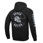 NFL LAS VEGAS RAIDERS BORN FOR SPORT CHANDAIL À CAPUCHON EN MOLLETON POUR HOMME (NOIR)