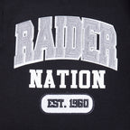 NFL LAS VEGAS RAIDERS CITY ARCH MEN'S FLC 1/4 ZIP (BLACK)