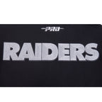 NFL LAS VEGAS RAIDERS CITY ARCH MEN'S FLC 1/4 ZIP (BLACK)