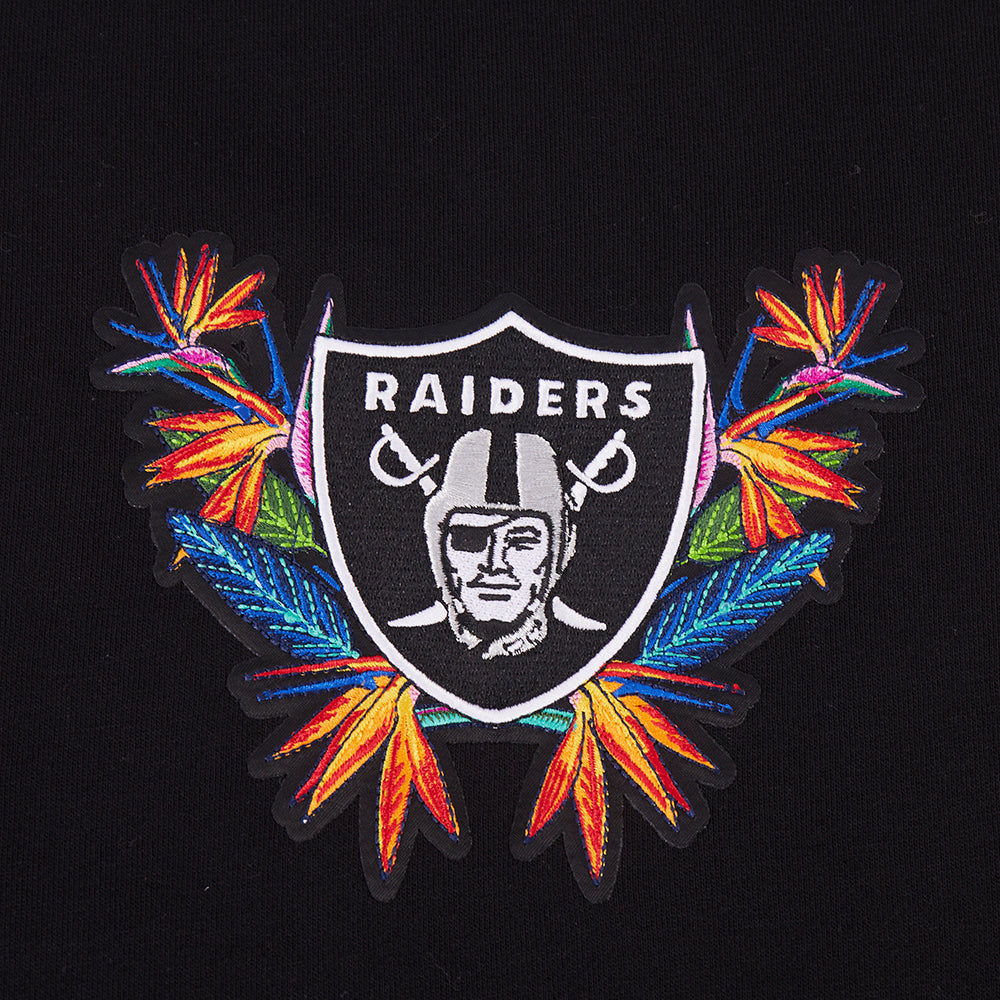 NFL LAS VEGAS RAIDERS PARADISE MEN'S CREWNECK SWEATSHIRT (BLACK)