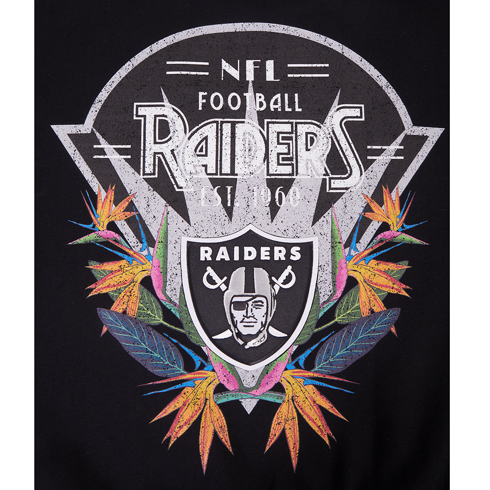 NFL LAS VEGAS RAIDERS PARADISE MEN'S CREWNECK SWEATSHIRT (BLACK)