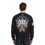 NFL LAS VEGAS RAIDERS PARADISE MEN'S CREWNECK SWEATSHIRT (BLACK)