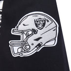 NFL LAS VEGAS RAIDERS CLASSIC CHENILLE CHANDAIL À CAPUCHON À GLISSIÈRE POUR HOMME (NOIR)