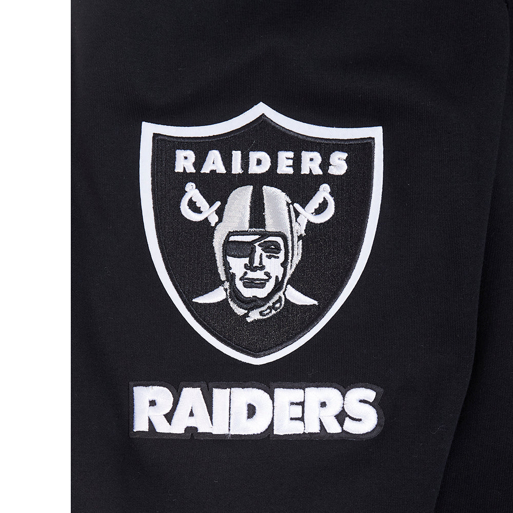 NFL LAS VEGAS RAIDERS CLASSIC CHENILLE CHANDAIL À CAPUCHON À GLISSIÈRE POUR HOMME (NOIR)