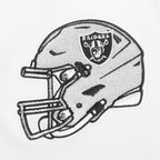 NFL LAS VEGAS RAIDERS CLASSIC CHENILLE CHANDAIL À CAPUCHON À GLISSIÈRE POUR HOMME (BLANC)