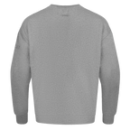 NFL LAS VEGAS RAIDERS NEUTRAL MEN'S DROP SHOULDER FLEECE CREWNECK (DARK HEATHER GRAY)