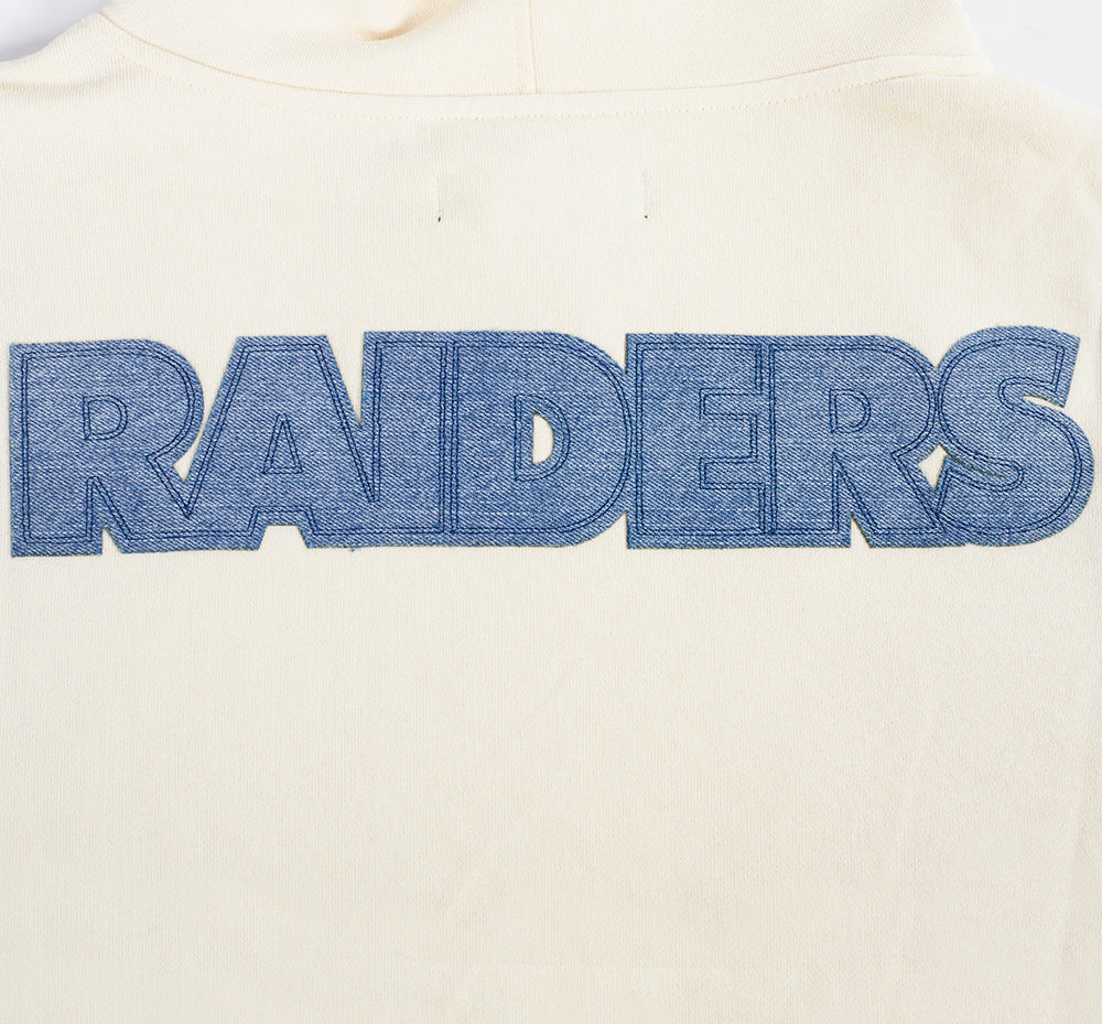 NFL LAS VEGAS RAIDERS VARSITY BLUES CHANDAIL À CAPUCHON POUR HOMME (LIN)