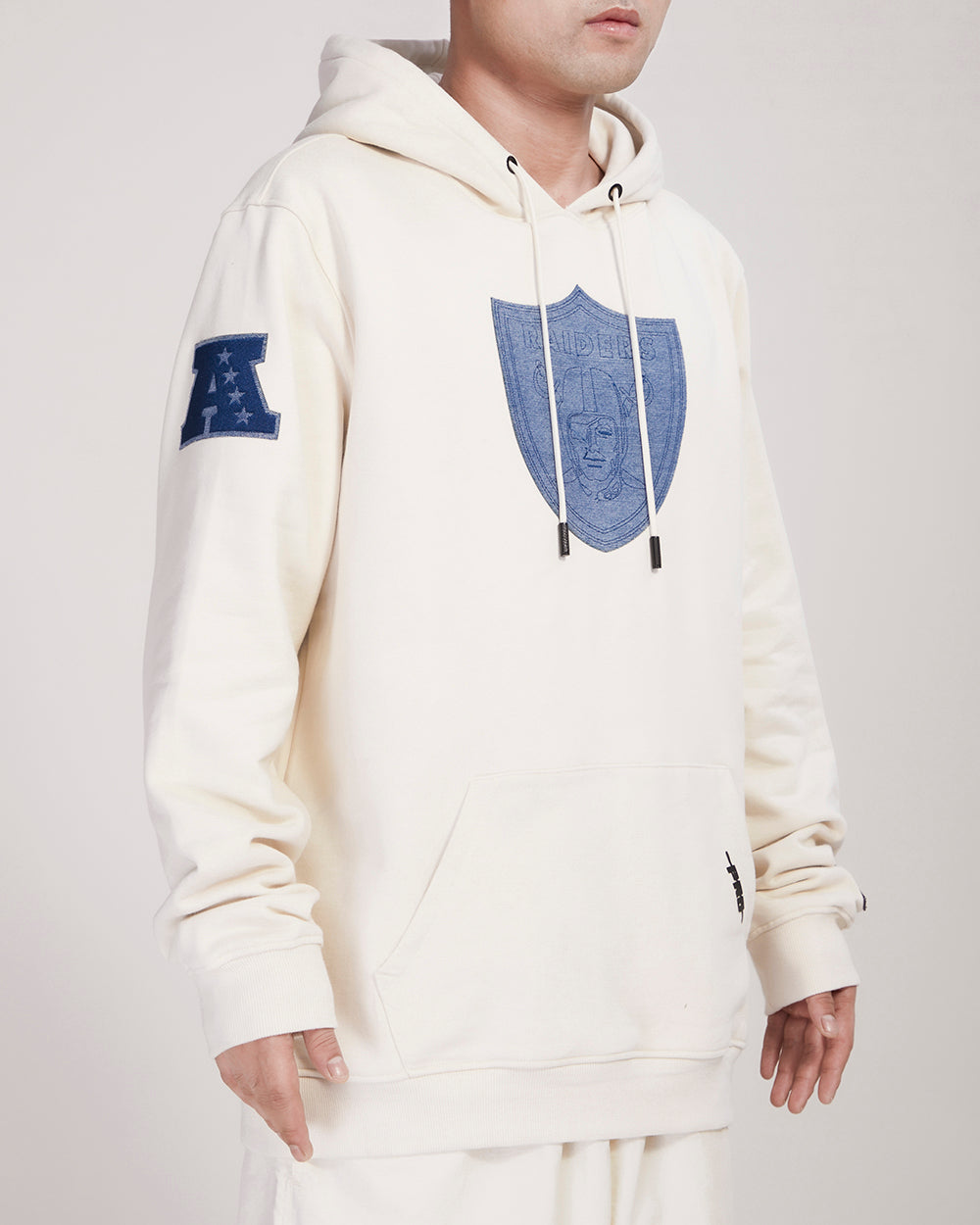 NFL LAS VEGAS RAIDERS VARSITY BLUES CHANDAIL À CAPUCHON POUR HOMME (LIN)