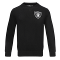 NFL LAS VEGAS RAIDERS CLASSIC MEN'S CREWNECK SWEATER (BLACK)