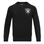 NFL LAS VEGAS RAIDERS CLASSIC MEN'S CREWNECK SWEATER (BLACK)