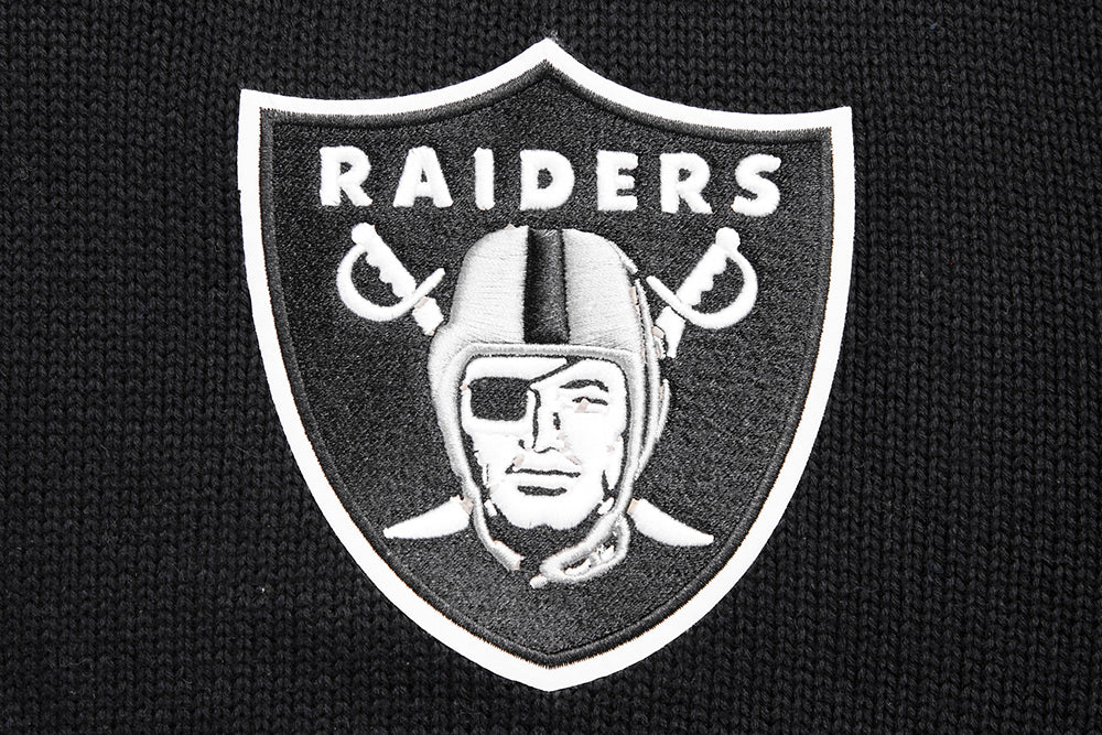 NFL LAS VEGAS RAIDERS CLASSIC MEN'S CREWNECK SWEATER (BLACK)