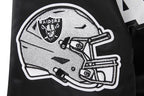 NFL LAS VEGAS RAIDERS BLOUSON EN SATIN À GRAND LOGO POUR HOMME (NOIR)