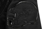 NFL LAS VEGAS RAIDERS TRIPLE BLACK BLOUSON EN SATIN POUR HOMME (NOIR HOMME)