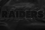NFL LAS VEGAS RAIDERS TRIPLE BLACK BLOUSON EN SATIN POUR HOMME (NOIR HOMME)