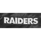 NFL LAS VEGAS RAIDERS SOUVENIR BLOUSON EN SATIN POUR HOMME (NOIR)