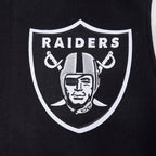 NFL LAS VEGAS RAIDERS CITY ARCH BLOUSON COLLÉGIAL EN LAINE POUR HOMME (NOIR/BLANC M60030)