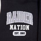 NFL LAS VEGAS RAIDERS CITY ARCH BLOUSON COLLÉGIAL EN LAINE POUR HOMME (NOIR/BLANC M60030)