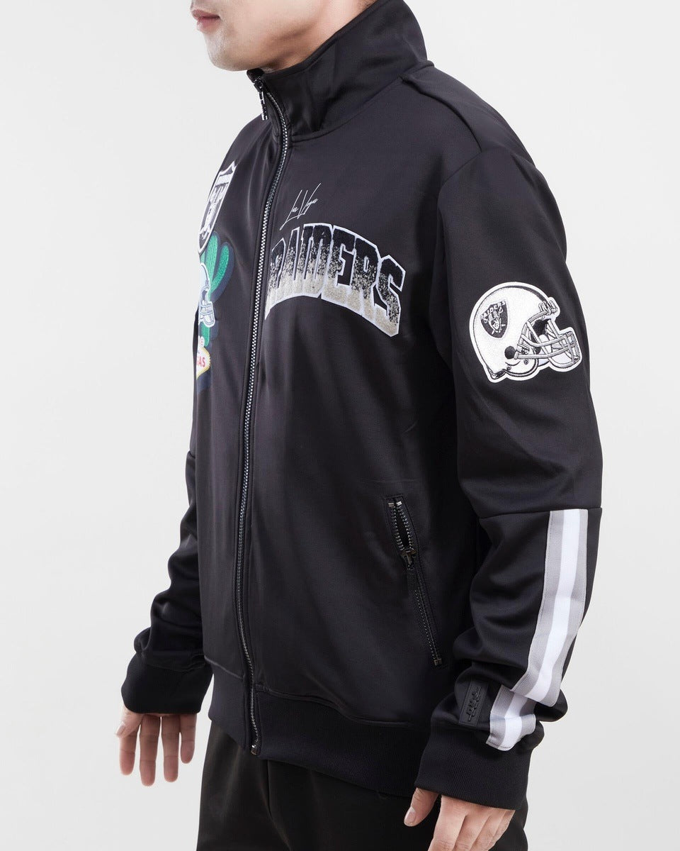 Veste de survêtement NFL LAS VEGAS RAIDERS HOMETOWN pour homme (noir)